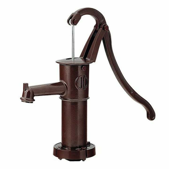 日本製 手押しポンプ 「ガーデン 井戸ポンプ：ジャパニーズグリーン