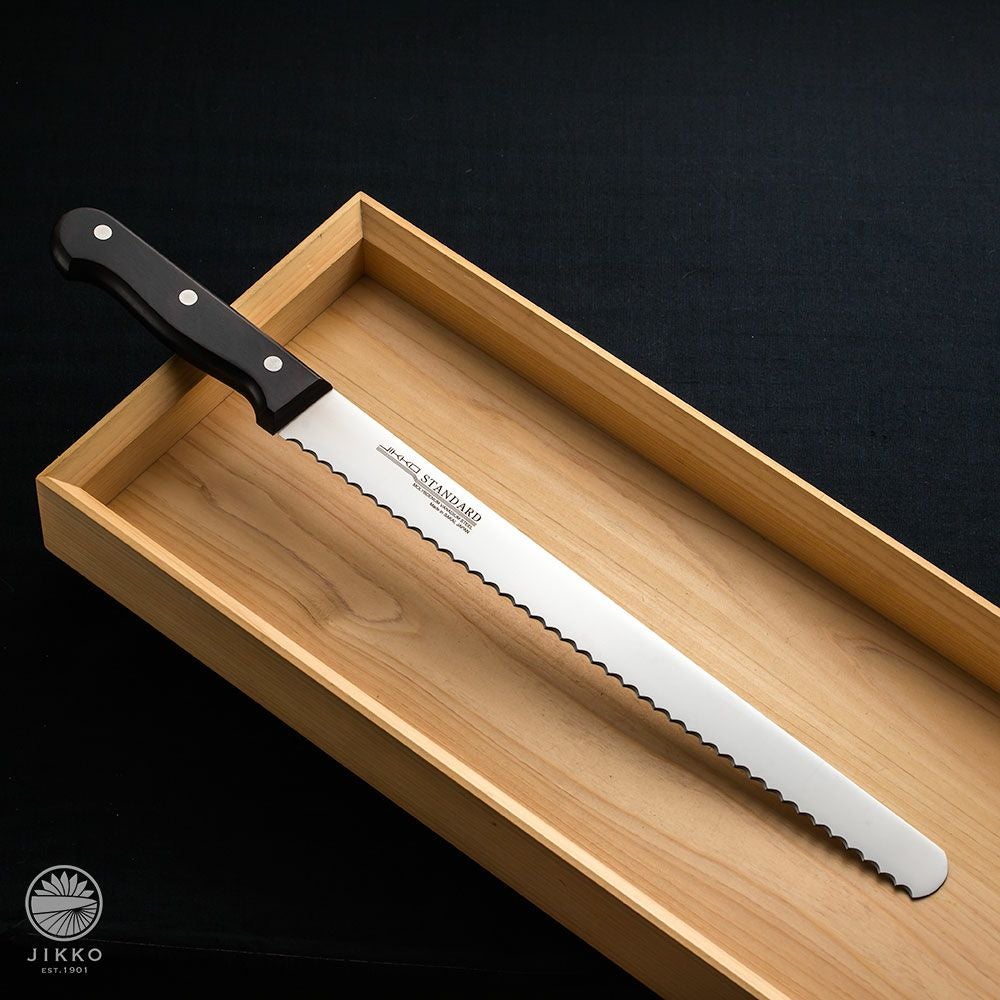 スタンダード ツバ無】パン切 木製 | 包丁通販なら明治33年創業の大阪
