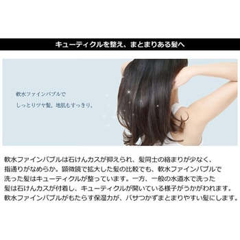 BAQ-S1202FB ハウステック シャワー用軟水器アクアソフト バブルプラス