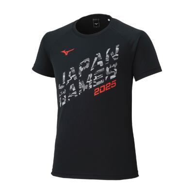 2025国スポプリントTシャツ|32JAD577|ミズノトレーニング|トレーニング
