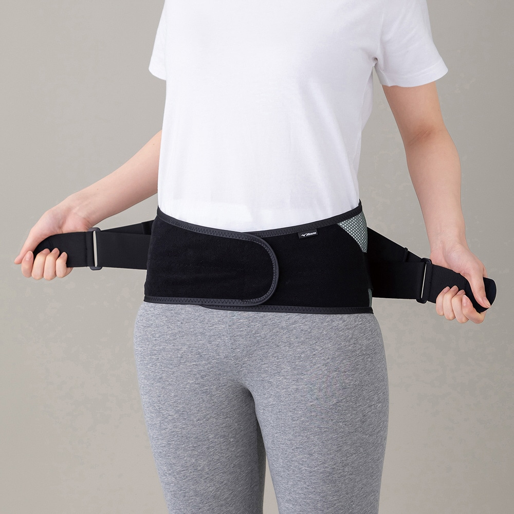 腰部骨盤ベルト(ワイドタイプ)|C3JKB303|骨盤ベルト|サポーター|ミズノ