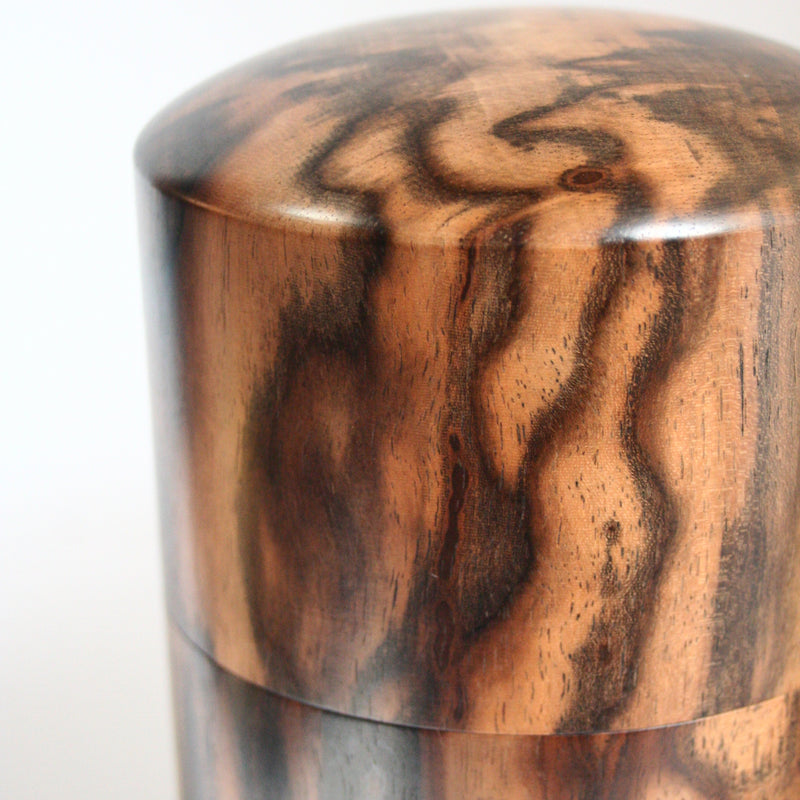 茶筒 黒柿・縞柿【幻の木】 05 – aitoki - 時を楽しむ丁寧な暮らし