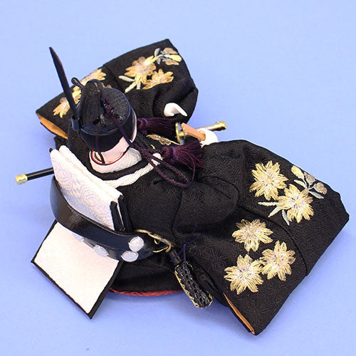 雛人形 親王平飾り 幅55cm｜黒赤刺繍 柳葵結親王 凜 – 寿鳳人形の東芸