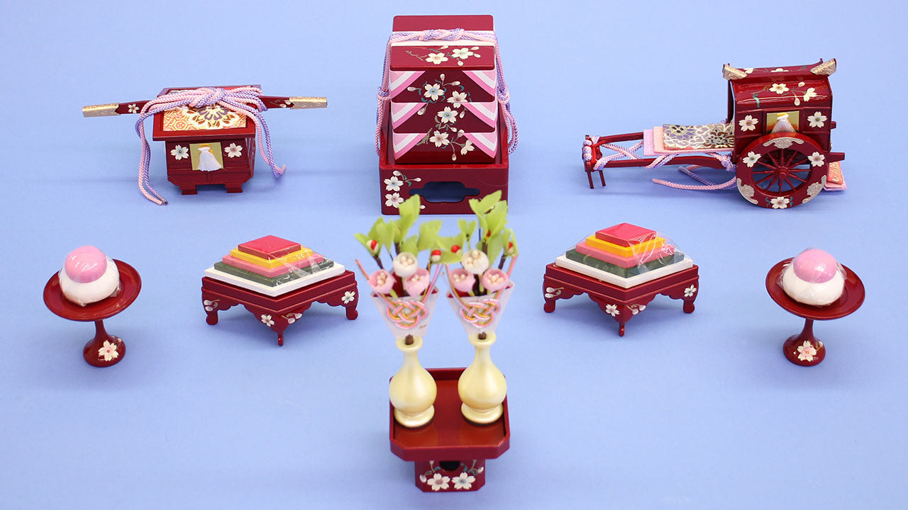 ひな道具6点、7点、9点セット – 寿鳳人形の東芸