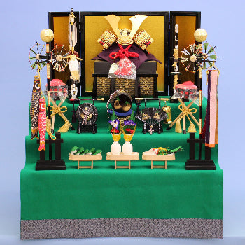 五月人形三段飾りの販売 – 寿鳳人形の東芸