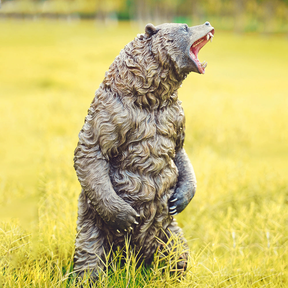 JXK133 Standing brown bear statue, gifts for Animal Lovers from