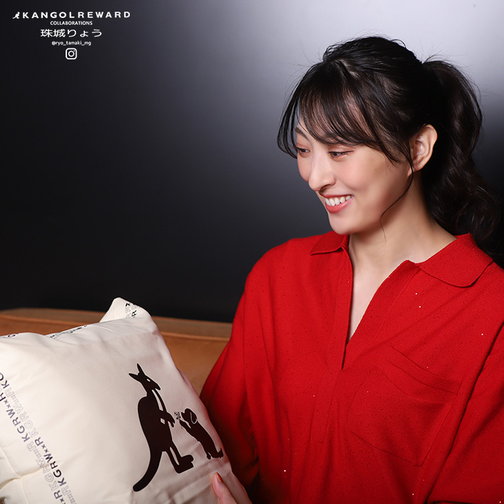 完全受注生産】珠城りょう×KANGOL REWARD コラボクッション