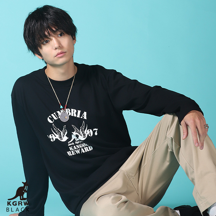 完全受注生産】 伊藤健太郎×KANGOL REWARD コラボ企画第2弾！長袖Tシャツ