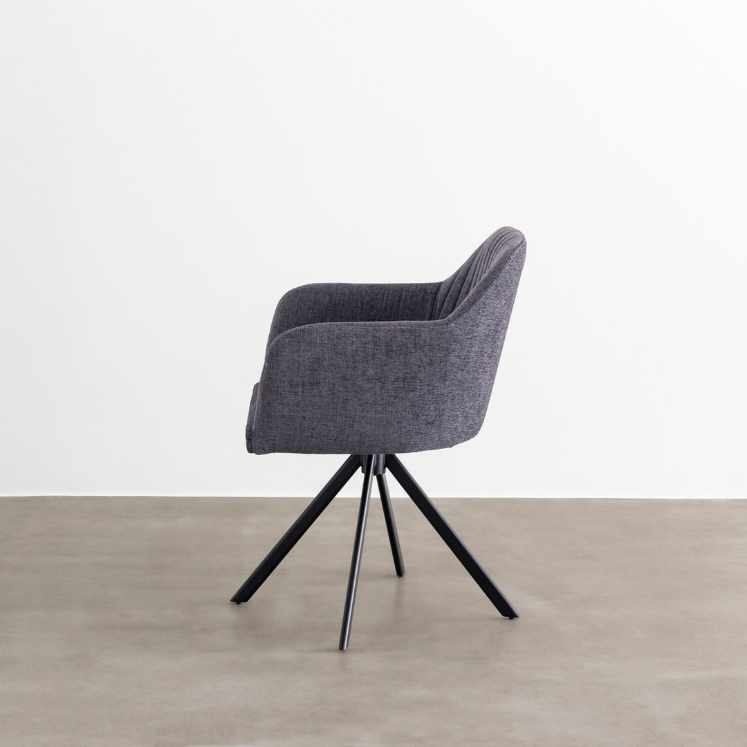 Fabric Armchair ファブリック ラウンドチェア アーム付き – KANADEMONO