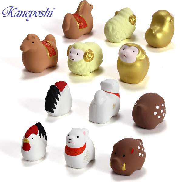 干支の置物 十二支揃い 商品詳細｜株式会社カネ由商店｜創業明治43年