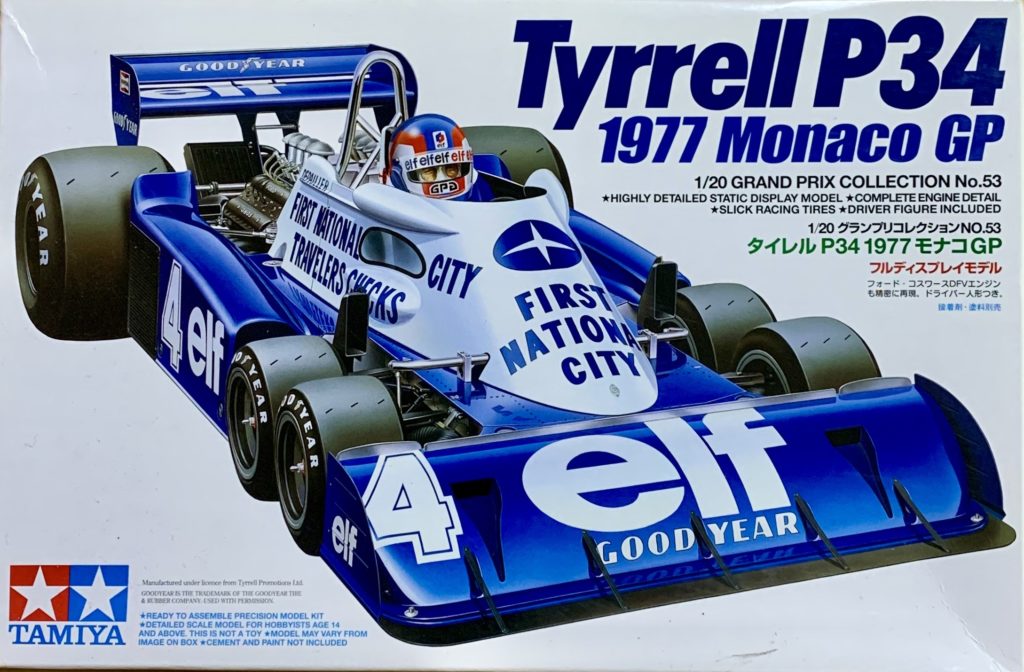 タミヤ 1/20 タイレルP34（1977年モナコGP）P・デパイユ仕様 – 模型