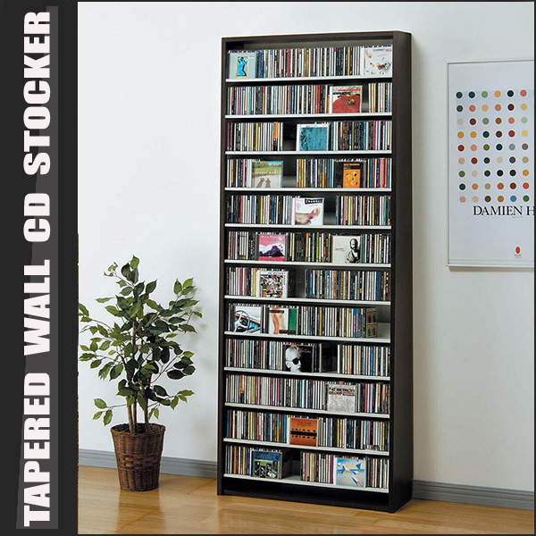 CDラック CDストッカー 最大CD924枚 DVD400枚 収納できる 壁面薄型