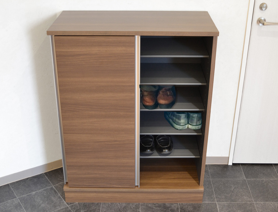 セミオーダーシューズボックス・靴箱 LASCO 幅80～150cm×奥行40cm