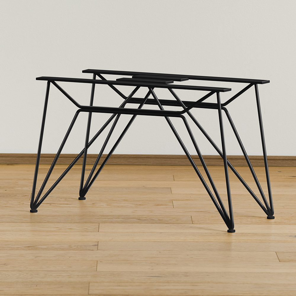 アイアンフレームローテーブルの脚 orizuru 家具の製造・販売 友安製作所