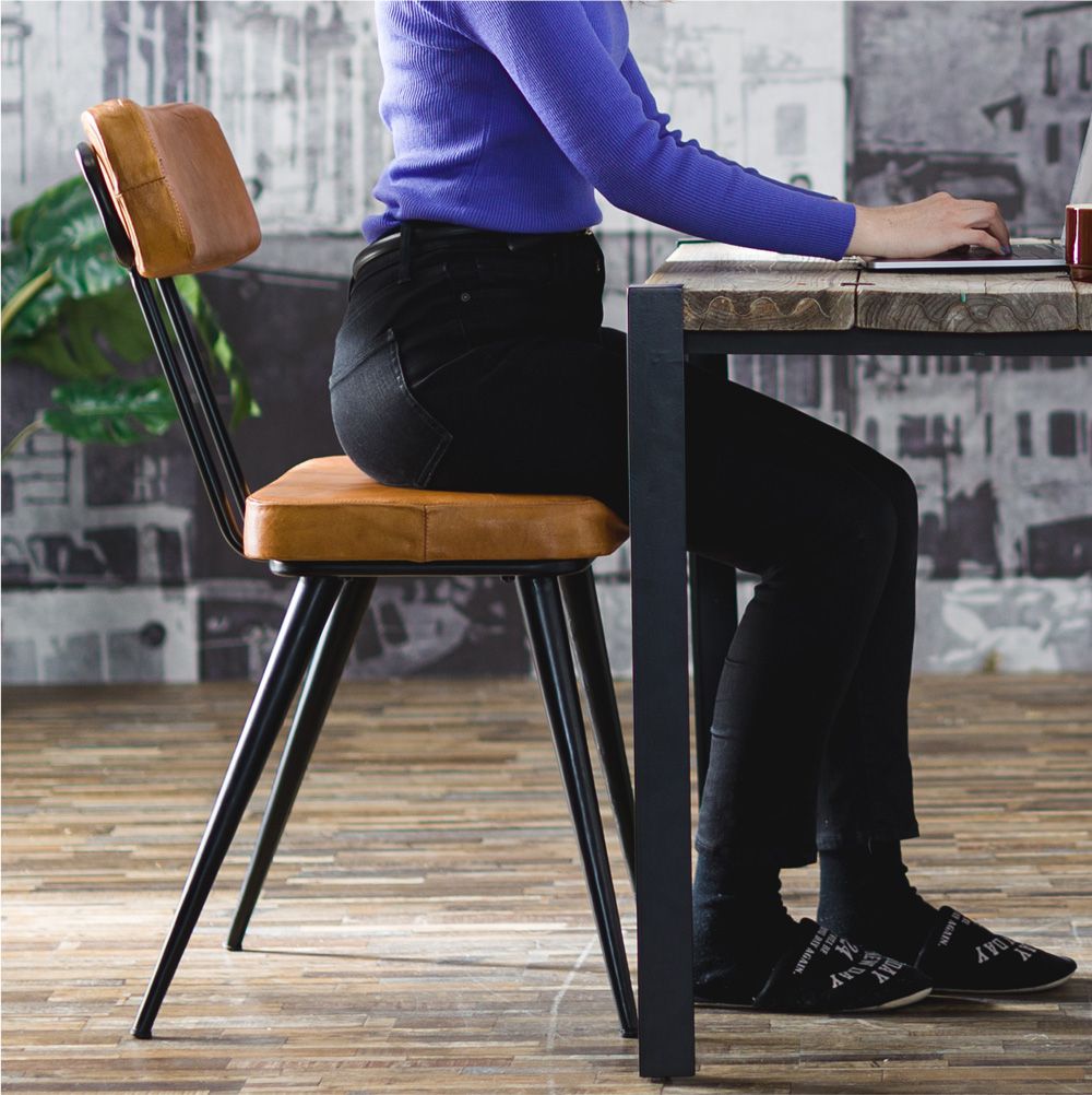 アイアンレザーデスクチェア セーブ 家具の製造・販売 友安製作所