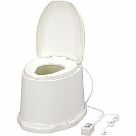 安寿 簡易洋式便座 サニタリエースOD 両用式(ソフト便座補高8cm) 段差