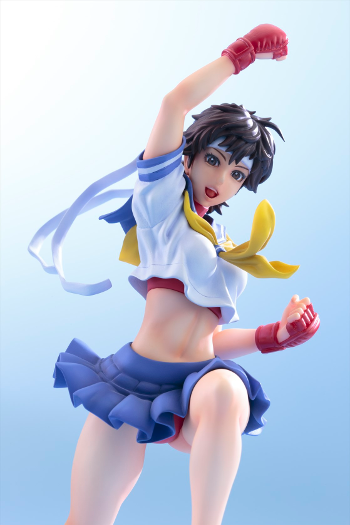 ストリートファイター「さくら」の美少女フィギュアが登場