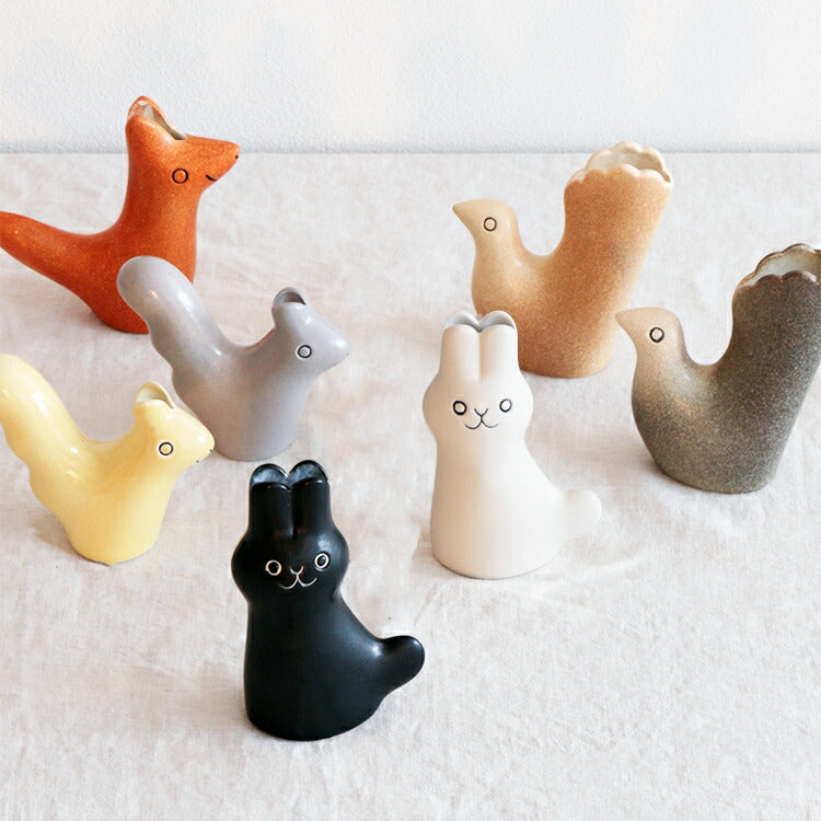 フラワーベースオブジェ 鹿児島睦×Keramikstudion En Liten Van 小さな