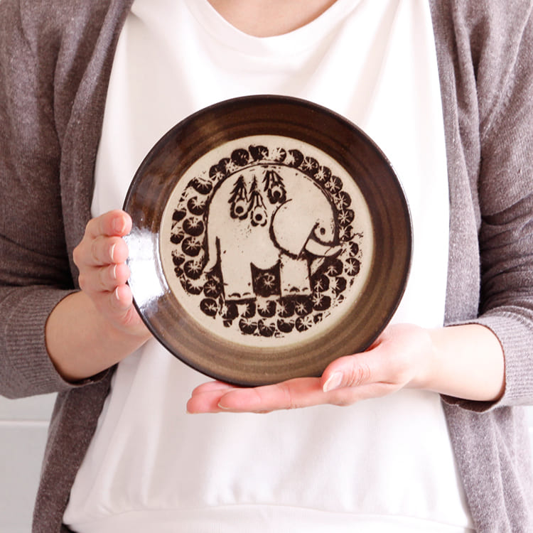 リサラーソン LisaLarson 益子の皿 リサ・ラーソン 小皿 皿 食器 和