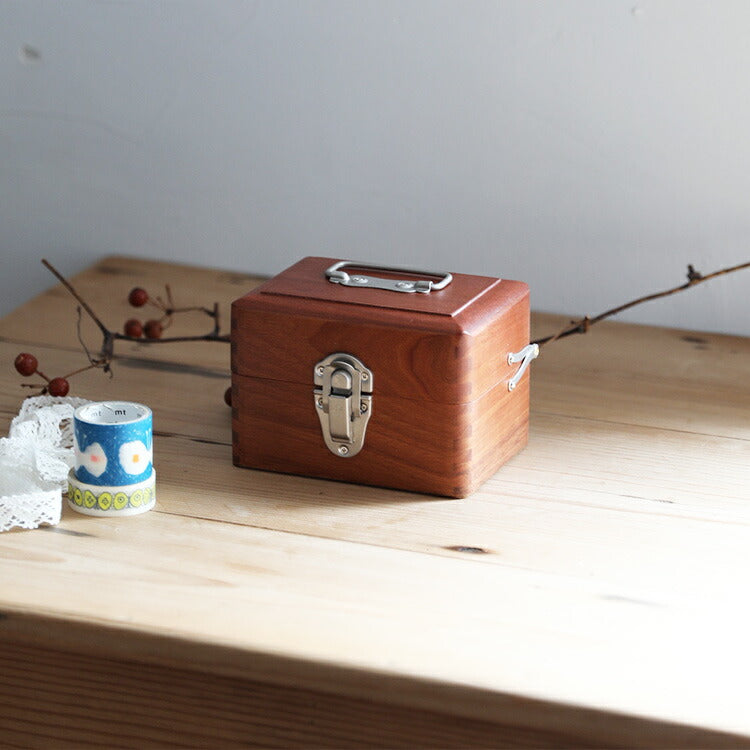 ツガの手提げ小箱 倉敷意匠 木箱 収納ボックス 収納 アンティーク ふた