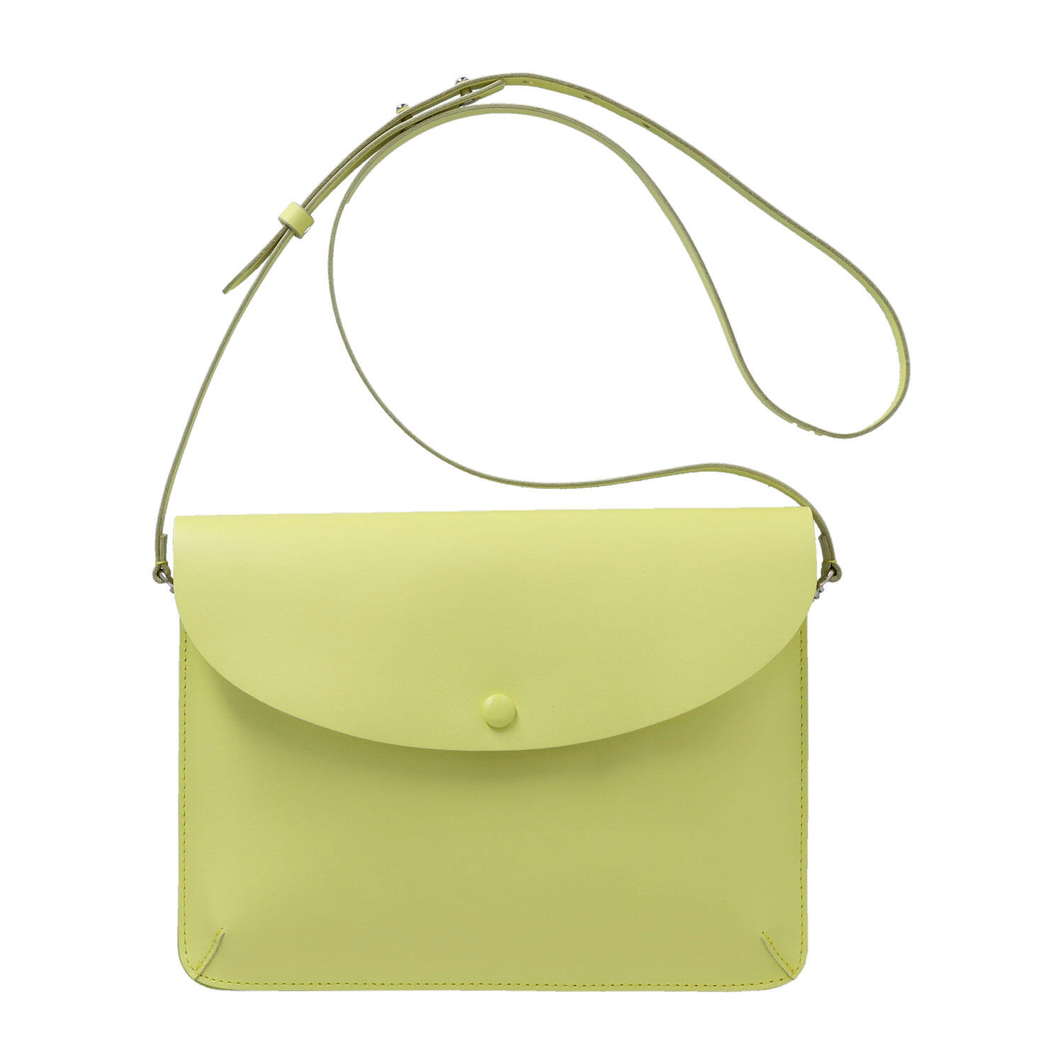 ユニセックス 薄マチ 牛革 2WAY ショルダーバッグ | 株式会社 三竹産業