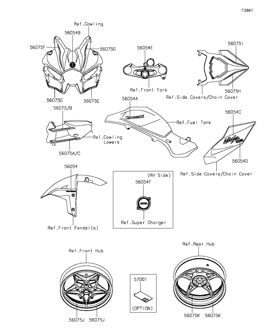 カワサキパーツ/ウエア＆グッズオンラインショップパーツ選択