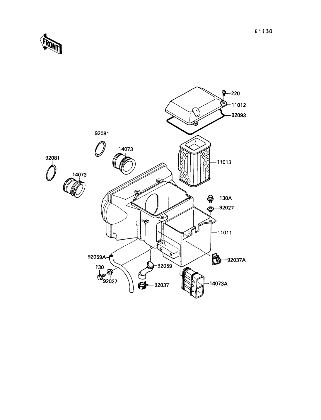 カワサキパーツ/ウエア＆グッズオンラインショップパーツイラスト一覧