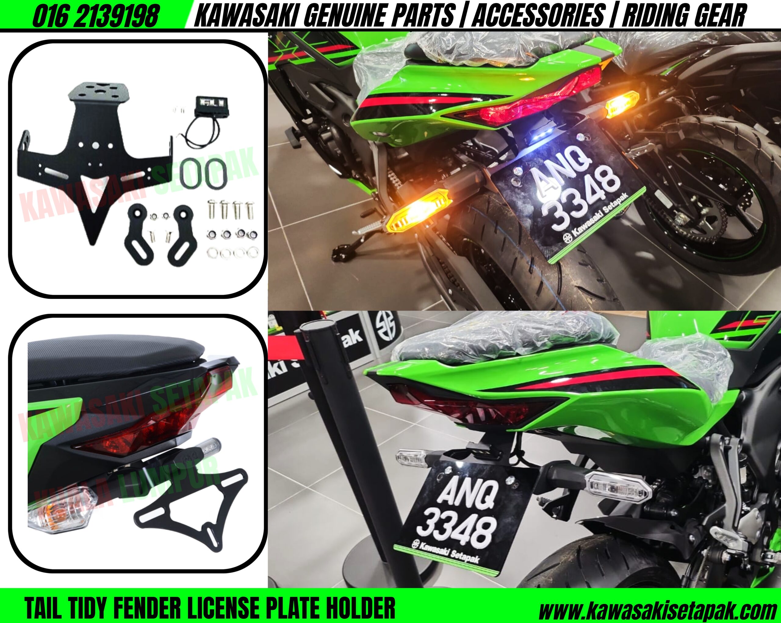 TAIL TIDY FENDER LICENSE PLATE HOLDER (2024-2025) - EANG CHUN