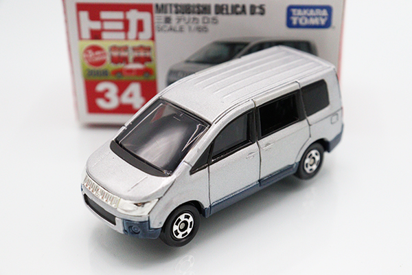 ミニカーショップ ケンボックス トミカ 赤箱☆34☆三菱デリカ D:5