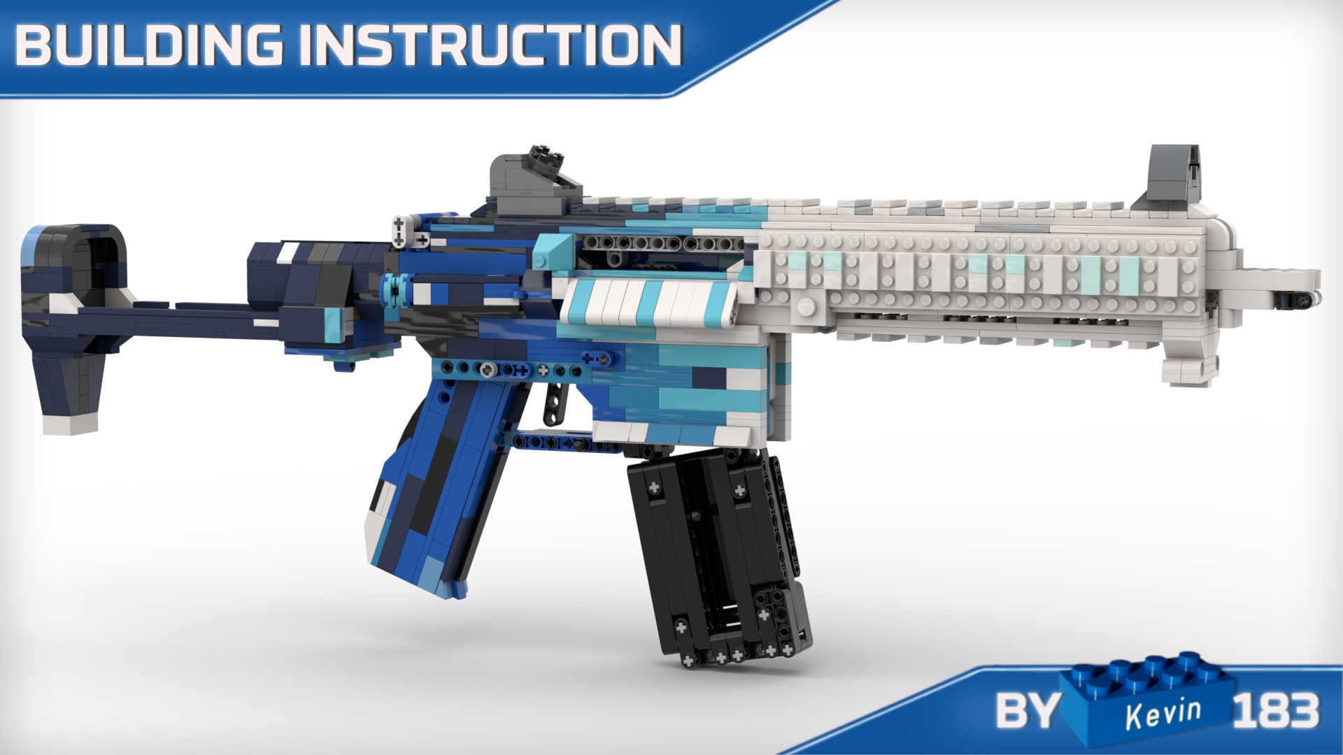 Assault Rifle HK416-C Black Ice Style [PDF INSTRUCTION] - Kevin183