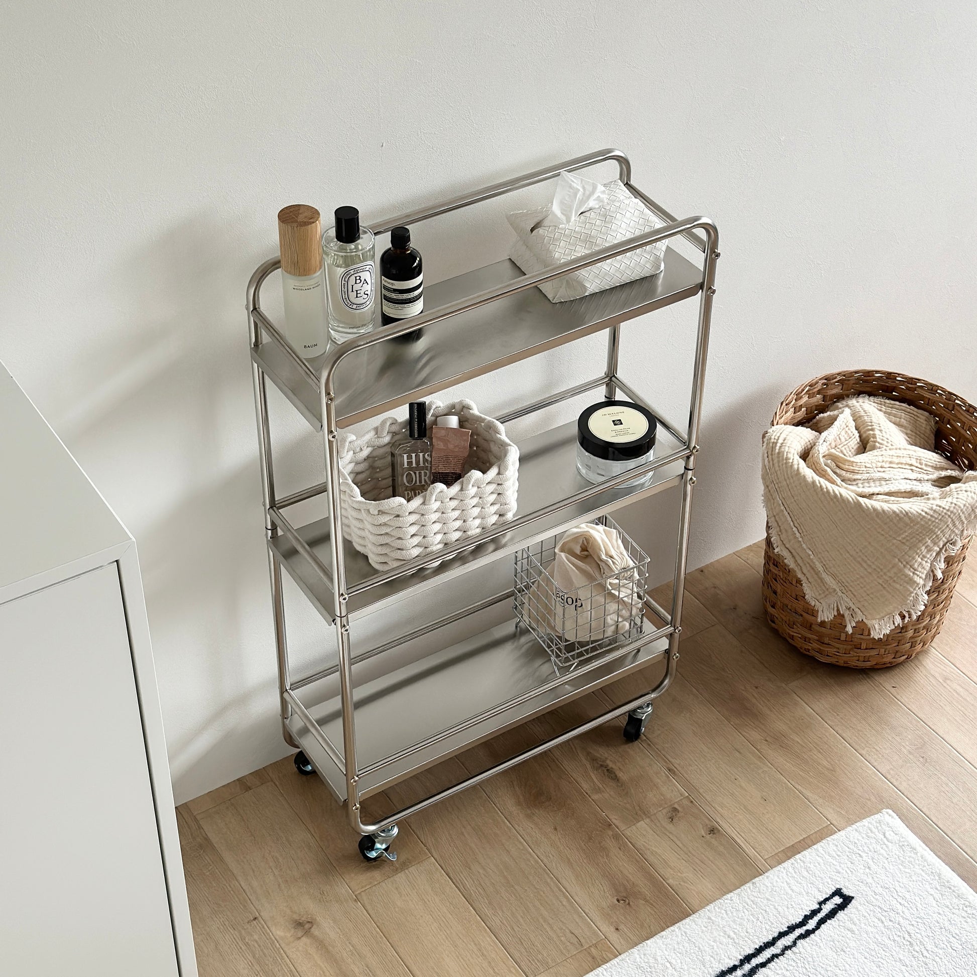 ワゴン｜ステンレス3段ワゴン - territory