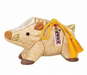 2019年干支「亥」木目込み人形材料・つつみ絵・押絵【人形の田辺】