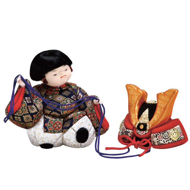 木目込人形❉兜引き❉男の子♡台付き！ 【公式通販】