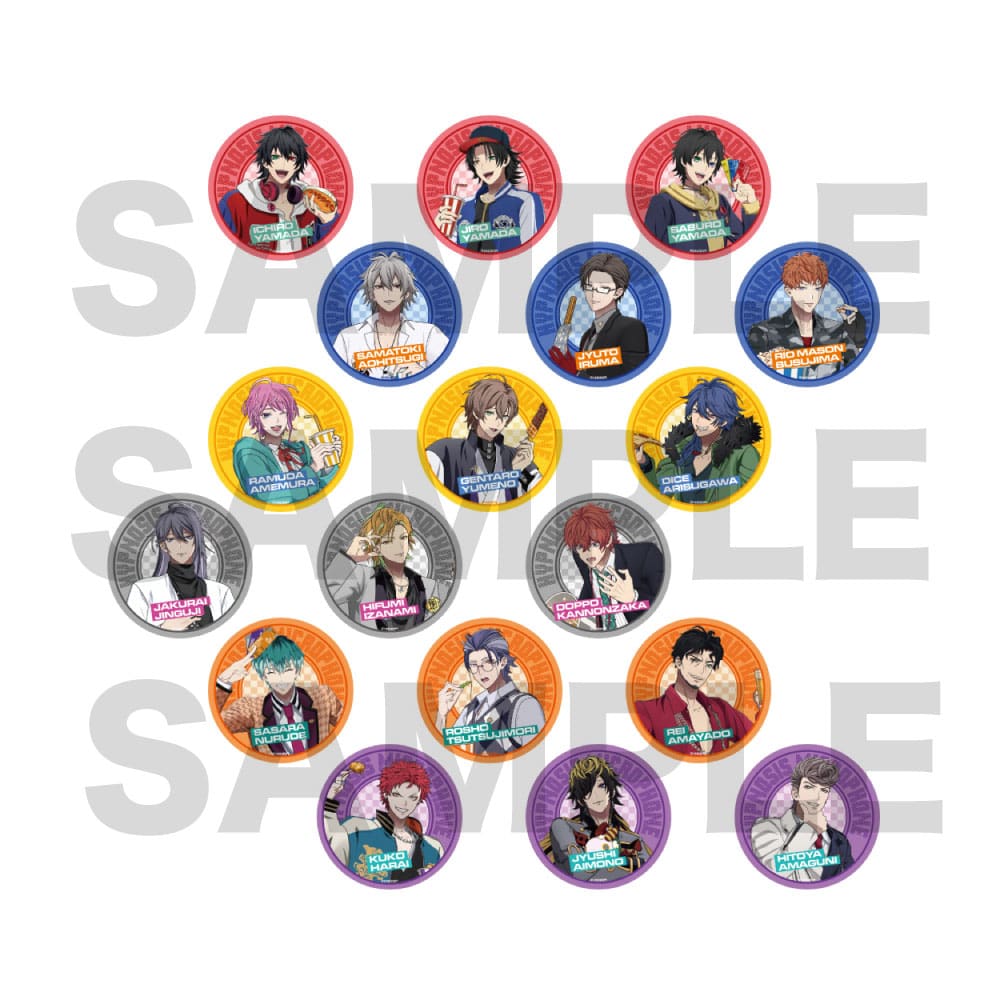 ヒプノシスマイク 理鶯 BASE 缶バッジ41個セット ゼンショーネットストア【本店】｜ビッグ缶バッジ3個セット 『Fling