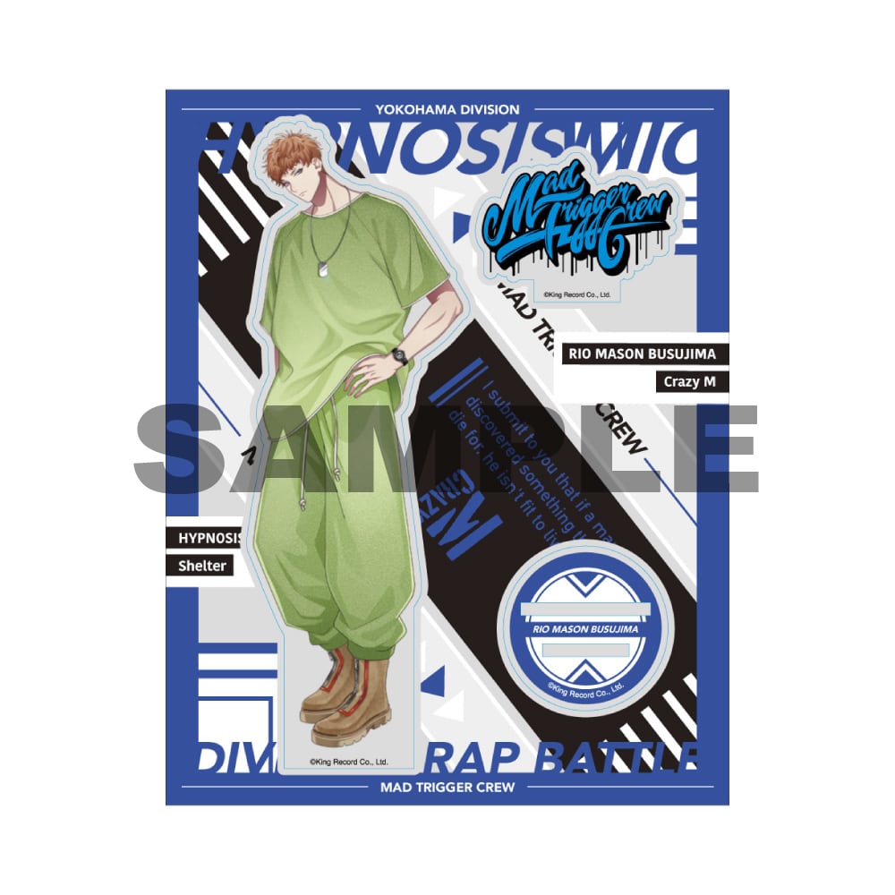 ヒプノシスマイク 左馬刻 銃兎 理鶯 缶バッジ アクキー アクスタ ラバスト HYPNOSISMIC -Division Rap Battle-OFFICIAL GOODS|.MAD TRIGGER CREW