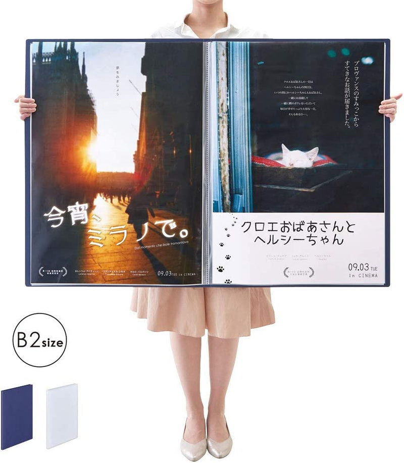 キングジム公式ストア ポスターファイル 3184：B2タテ型 3164：B3タテ