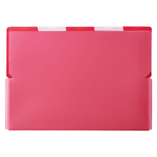 キングジム公式ストア スーパーハードホルダー5山インデックス ワイド