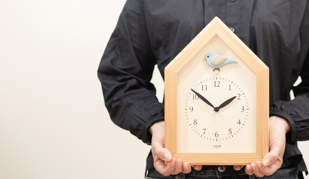 中くらいの時計 | キコリ 手づくり時計工房【本店】｜壁掛け 贈り物