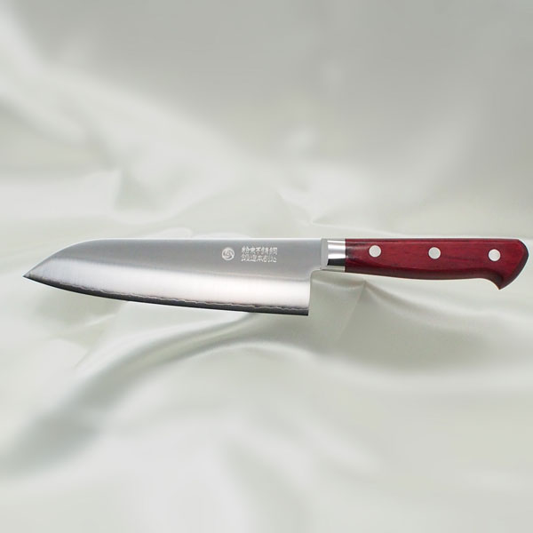 三徳包丁 高村製作所 ステンレス粉末ハイス鋼刃渡170mm 口金付 やまき