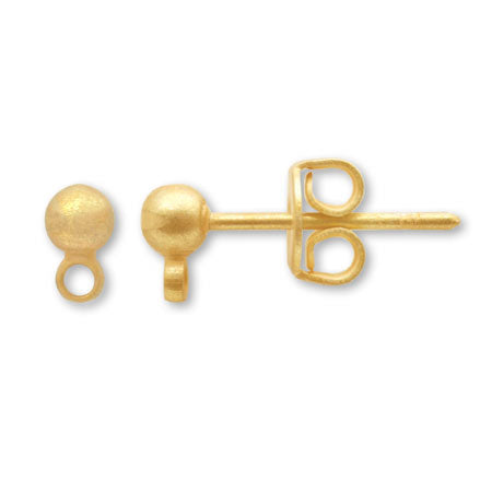 ピアス カン付 マットゴールド – 貴和製作所オンラインストア
