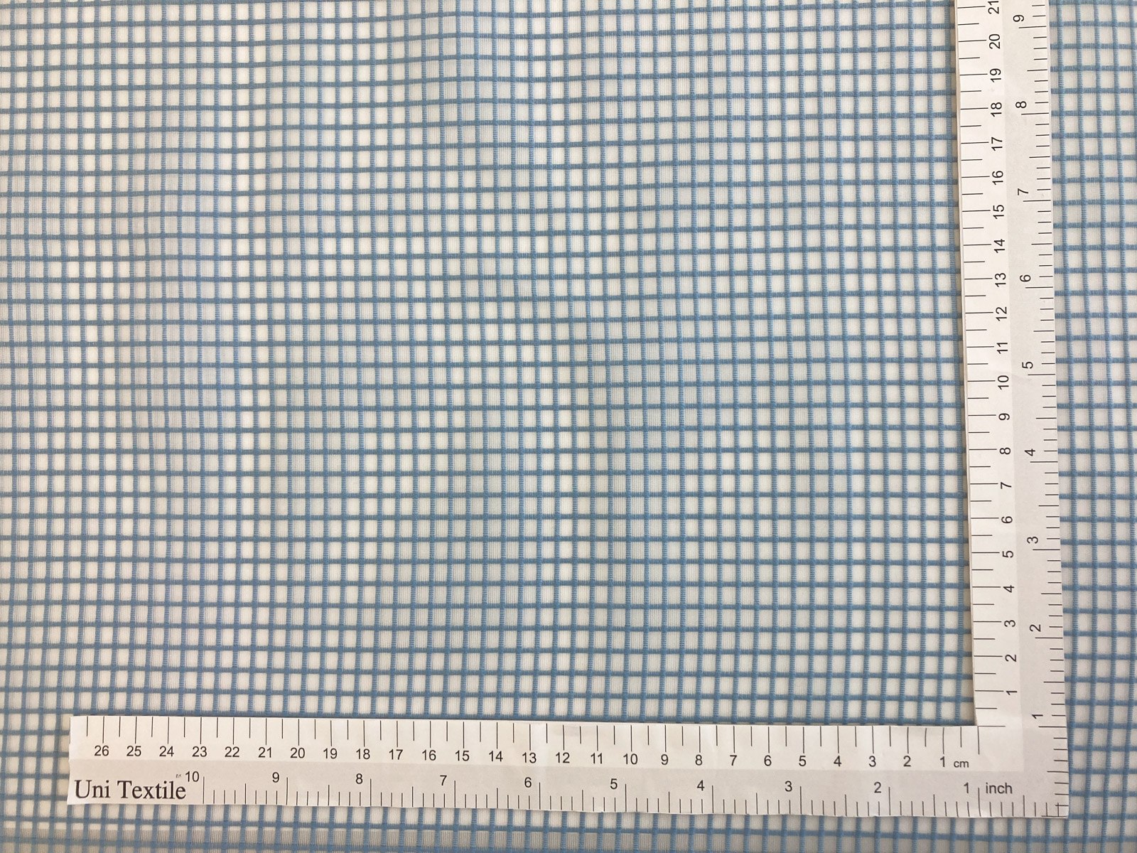 KKF8403 グラフチェックオーガンジー｜無地染｜綿・綿混｜小紋工房.web