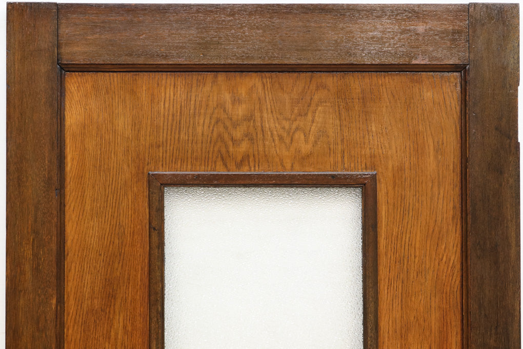 幅928ミリ 分厚い框で構えた貫禄溢れるレトロドア F7655 在庫1枚 – 古