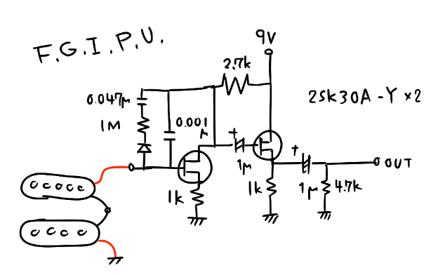 FERNANDES F.G.I. TECHNOLOGY ピックアップ（分解）」: こいち時間