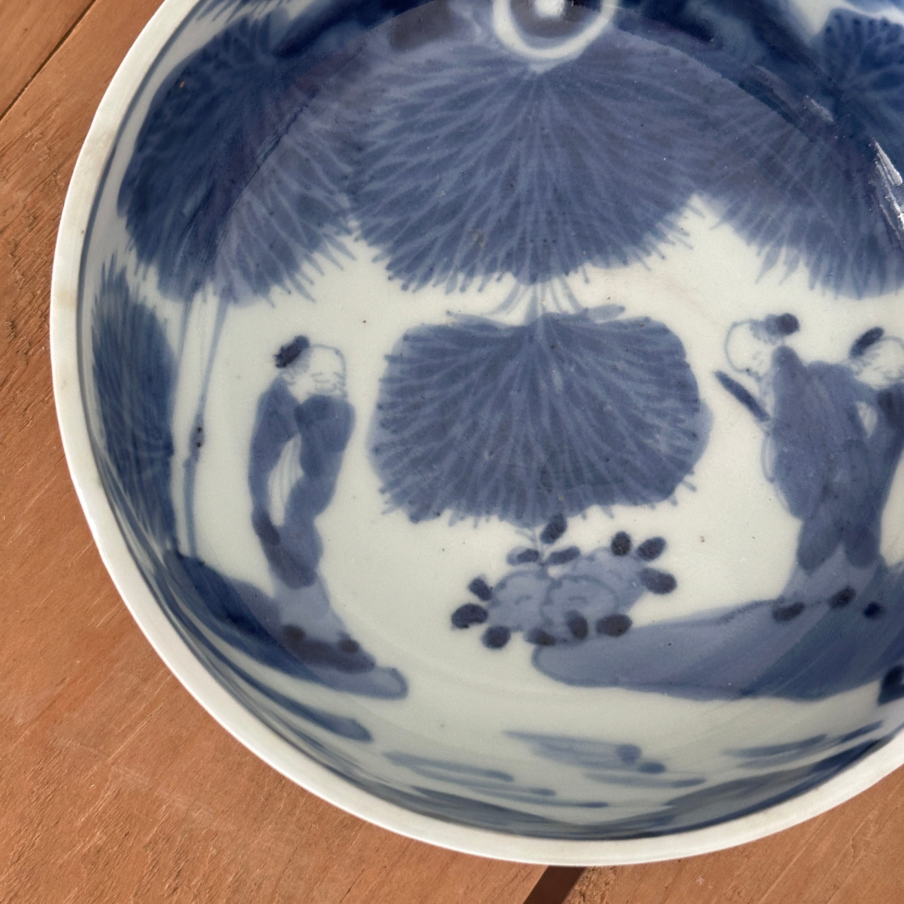 染付竹林賢人の古伊万里鉢 – Kotto Shop