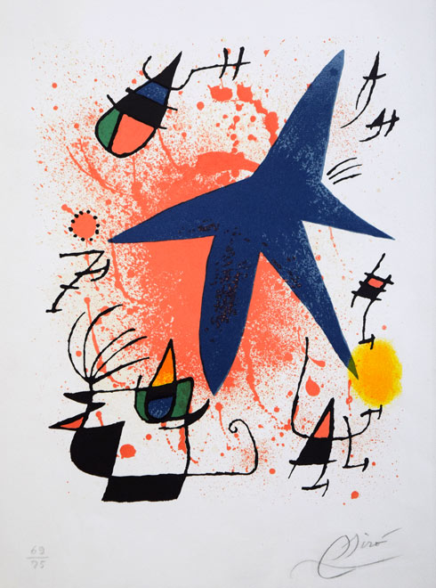 ジョアン ミロ(MIRO Joan)『リトグラフⅠ』よりPL,4 絵画買取・販売の