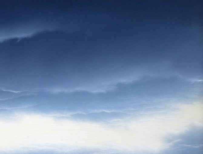 森田哲隆「節厳（室蘭・大黒島）」油絵・F10号 絵画買取・販売の小竹美術