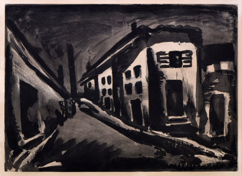 ジョルジュ ルオー（Georges ROUAULT）「孤独者通り」銅版画 絵画買取