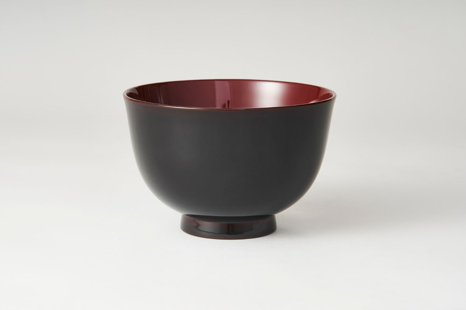 越前 食洗機対応 羽反汁椀 溜内朱 – 漆器 高翆