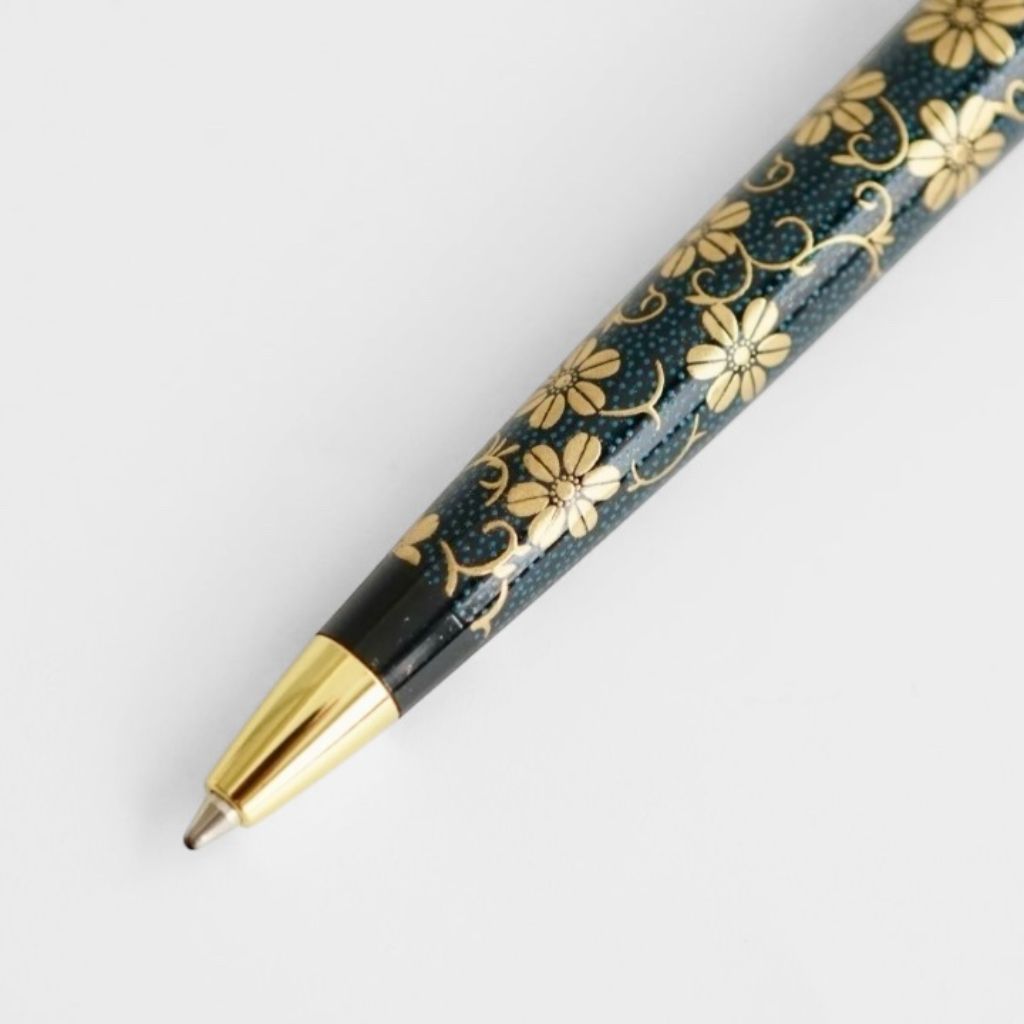 山中 漆芸ボールペン 鉄仙唐草 – 漆器 高翆