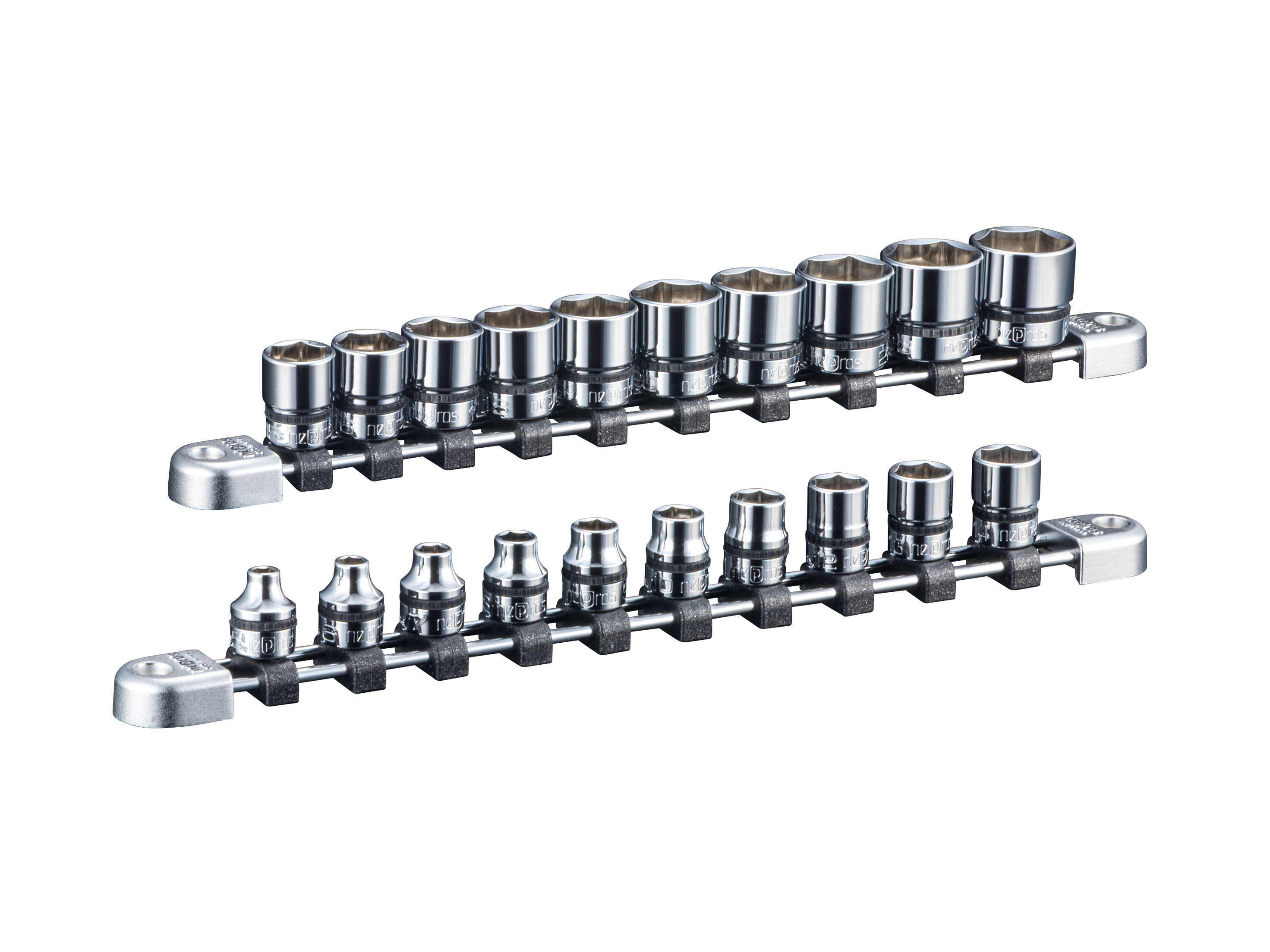 ネプロス 9.5sq.ソケットセット（六角）[20コ組] | KTCツール